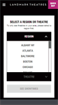 Mobile Screenshot of landmarktheatres.com